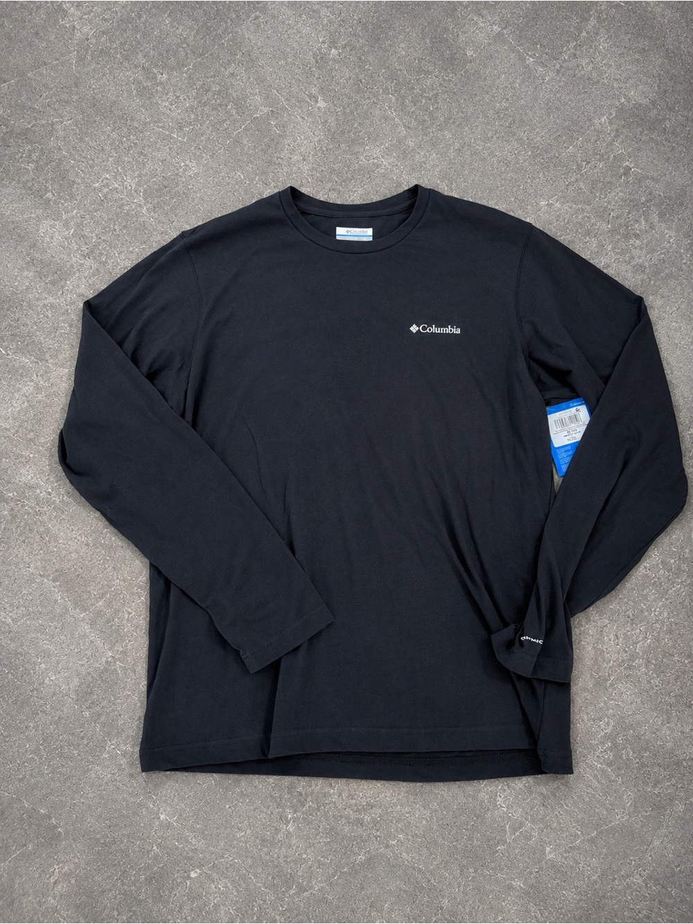 Columbia Black Long-Sleeve Crewneck Shirt